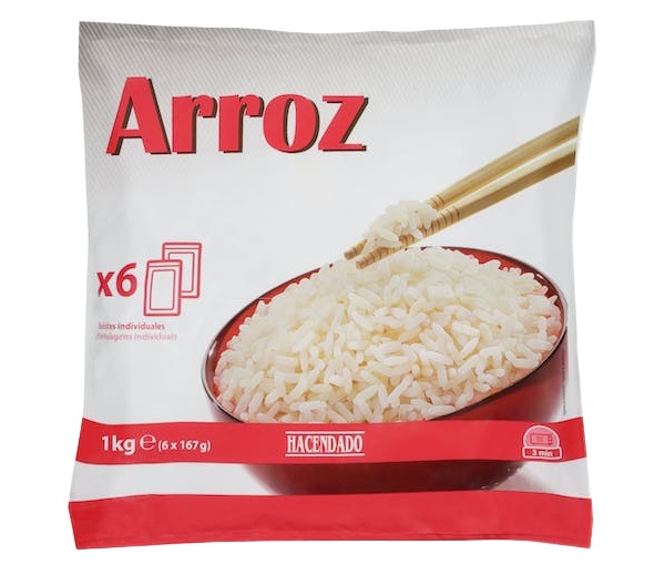 arroz precocido de mercadona